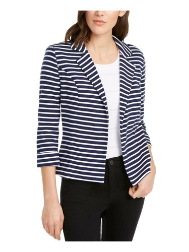 New Maison Jules Striped Cardigan Open 
