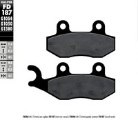 BremsbeläGe Galfer FD187G1050 Semi-Metall Scooter Hinten 8,5Mm FüR Keeway
