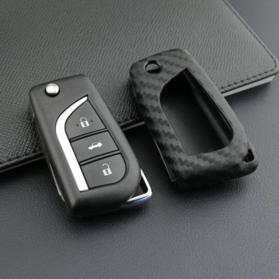 Toyota Carbon Fiber Key Fob Case (Model E) - Carbon Black - Foto 10