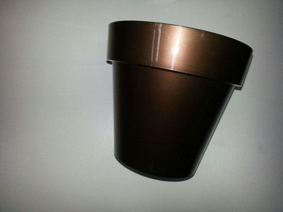 PFLANZKÜBEL MITU RETRO DESIGN BRONZE NEU! 16 CM