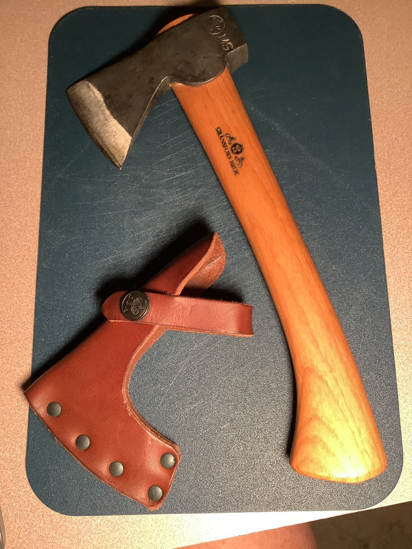 Gransfors Bruk, GB410.Mini Hatchet/sheath, Rare MS made, Hand forged, brand new!