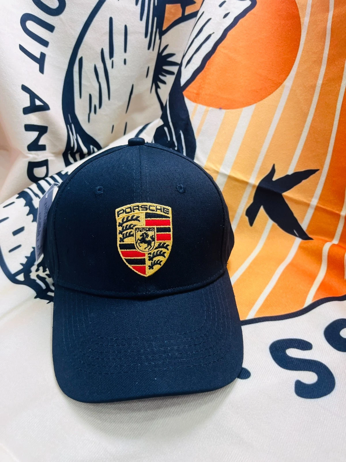Porsche Racing Men's Outdoors Baseball Cap Adjustable Black
Opens in a new window or tab