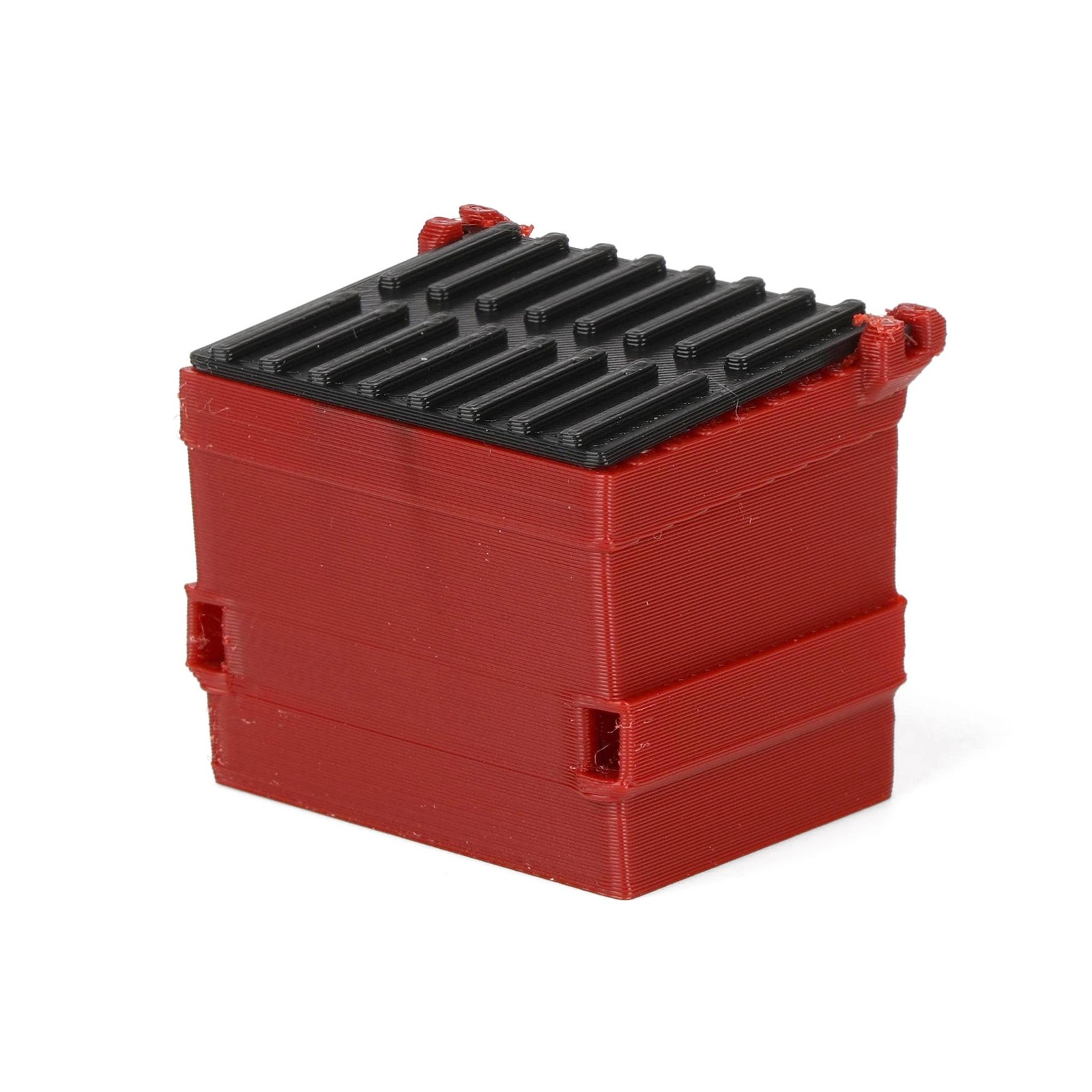 3D to Scale 164 3D Printed Red Plastic Dumpster Removable Black Lid 64-230-R 3890₽