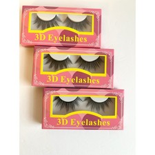 3 Pairs 3D False Eyelashes Lot Dramatic Volum...