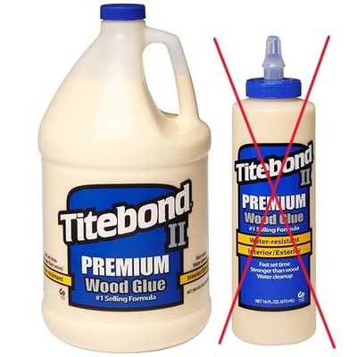 Titebond II Premium Holzleim 3,8 L Gallone D3 wasserfest PVA