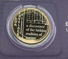 2023 ADA LOVELACE £2 TWO POUND COIN BRILLIANT UNCIRCULATED BUNC