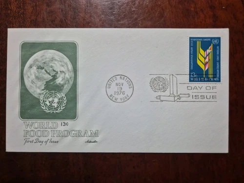 1976 UN New York FDC "World Food Council", C.T.O