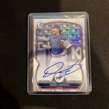 2023 Bowman Chrome Mega Box Mojo Autograph Diego Cartaya #BCMA-DC