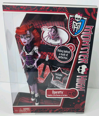 Monster High Operetta Doll Original First Wave 2011 New In Box