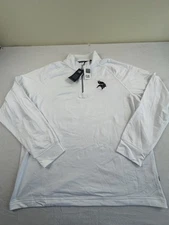 Cutter & Buck Minnesota Vikings Quarter Zip Long Sleeve Pullover Size Lg New