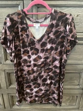 Lularoe Remi Vneck Tulip Sleeve Top Retail $38 - Purple XL