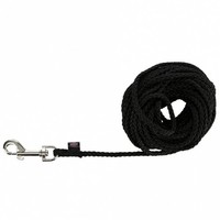 Trixie Schleppleine Aus Nylon - Schwarz, 15 M