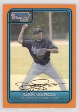 2006 Bowman Draft Chrome Picks Orange Refractor 22/25 Daniel Garcia Dan 11pj