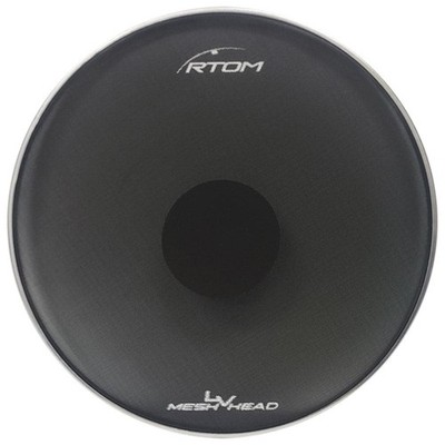 RTOM Black Mesh Drumhead 8''