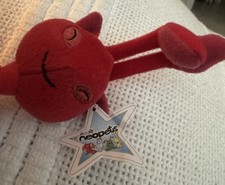 Neopets Red Aisha 6  Plush McDonalds Toy Alien Cat WT