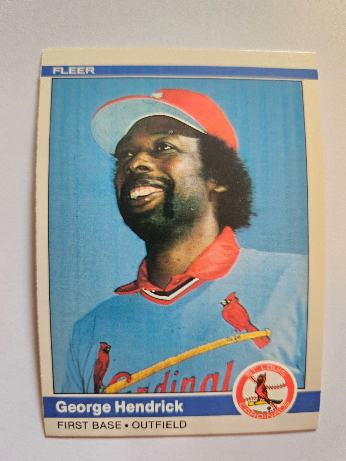 1984 FLEER GEORGE HENDRICK #324 NM