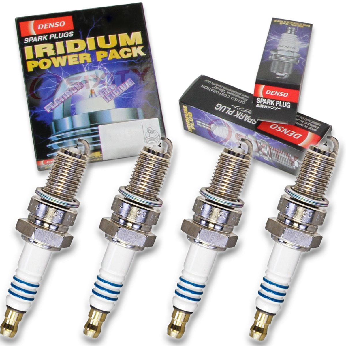 4 pc Denso Iridium Power Spark Plug for Suzuki GV1400 Cavalcade 1986-1988 yb