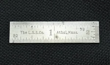 Vintage Starrett 2" Rule, Ruler, Nice