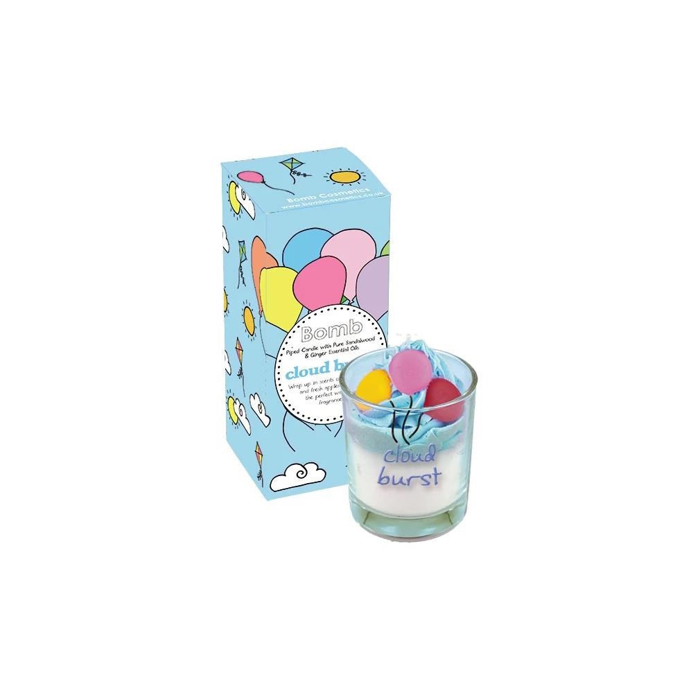 Scented Candle Piped Cloud Burst Bomb Cosmetics Cotton Candles Glass Women