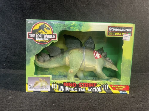 Vintage 1996 Jurassic Park STEGOSAURUS Whip-Action Tail Dino-Damage Kenner