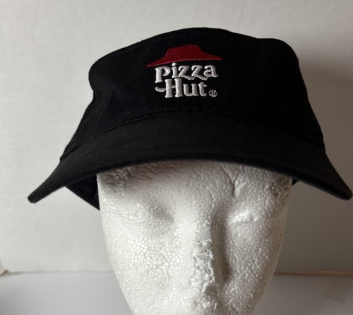 Vintage PIZZA HUT  Black VISOR  Hat