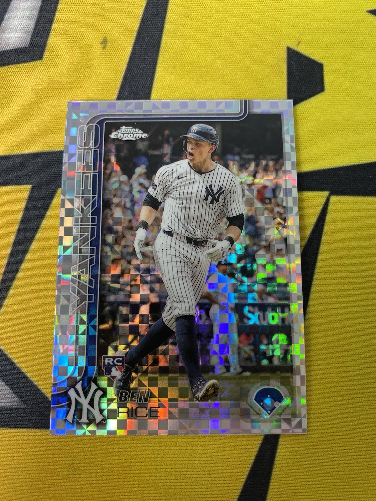 2025 Topps Chrome - Ben Rice #139 X-Fractor (RC)