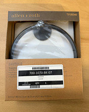Allen Roth Latitude 2 Matte Black Wall Mount Towel Ring Concealed, MPN 2130340
