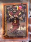 Jayden Daniel’s 2025 Topps Chrome Autograph Orange /25