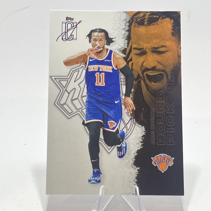 2025 Topps Signature Class #58 Jalen Brunson Knicks 🏆 