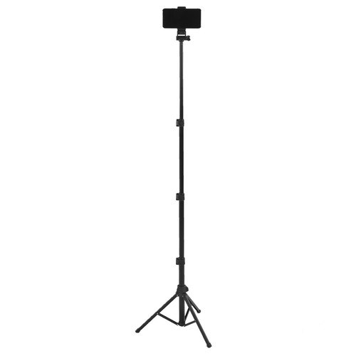 `Extendable Cell Phone Tripod 1/4 Screw Interface Live Streaming Tripod Wi - Photo 4 sur 12