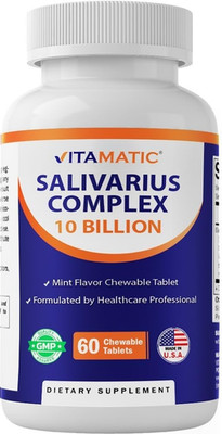 Salivarius Complex 10 Billion Chewable Mint Flavored Tablet - 60 Count