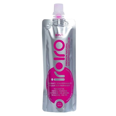 Premium Natural Semi-Permanent Hair Color 70 Pink (4oz)