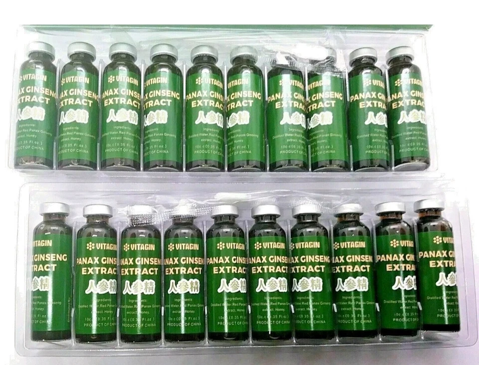 Extracto de Ginseng Rojo PANAX Raíces 12 Años 8000 Mg Premium 3 Caja (90 Botellas) Foto 3 de 4