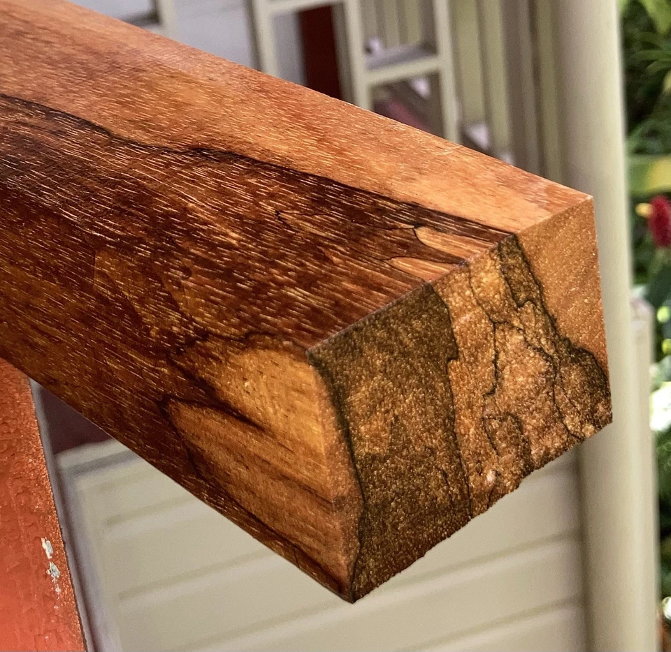 Madera de koa hawaiano hendida de una pieza selecta ~ 23 1/2" x 2 1/3" x 1 3/4" (#638) Foto 3 de 4