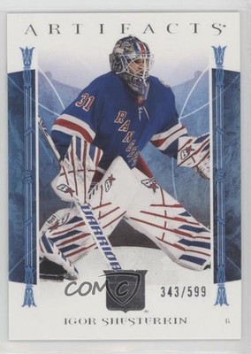 2022-23 Upper Deck Artifacts Goalies 343/599 Igor Shesterkin #136 8hk
