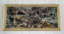 Rare Mid Century Modern French Jean Lurcat Euterpe tapestry