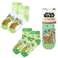 Star Wars The Mandalorian Sneakersocken, 2er Pack, Größe 38 bis 45