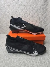 Nike Vapor Edge 360 Elite Football Cleats Black White Men Size 16