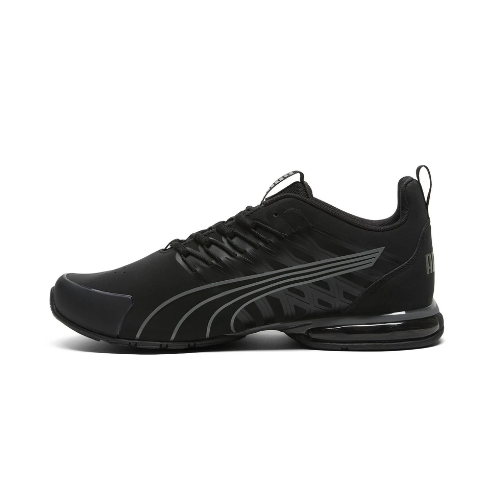 Puma Voltaic Evo Nubuck 31171602 Hombres Negro Nubuck Zapatos Atléticos para Correr Foto 2 de 4