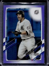 Brandon Laird 2021 Topps Chrome NPB #197 Purple Refractor /299