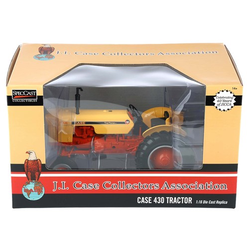 SpecCast 1/16 Case 430 WF Tractor 2025 JI Case Collectors Association Cust-2131 - Picture 6 of 7