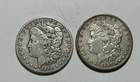 1896 S F-VF DETAILS AND 1887 S XF MORGAN DOLLAR MORGAN DOLLAR