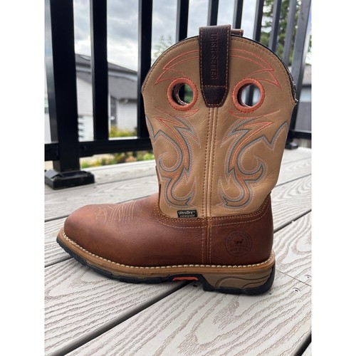 Irish Setter Damen wasserdicht Leder Western Arbeitsstiefel runde Spitze zum Überziehen 8B - Bild 3 von 11