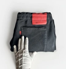 Levis Engineered Jeans Pants Mens Large Black Cargo Jogger Made In Portugal