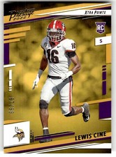 2022 Panini Prestige Lewis Cine Xtra Points Gold #/99 Rookie #363
