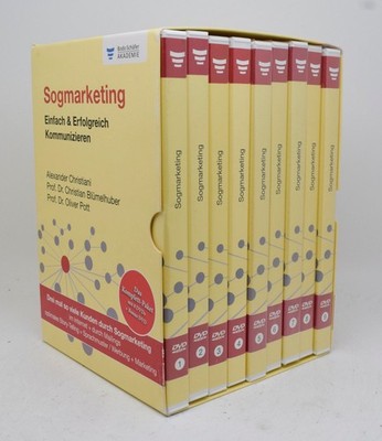 Bodo Schäfer - Sogmarketing - Einfach und erfolgreich kommunizieren 9 DVDs | OVP