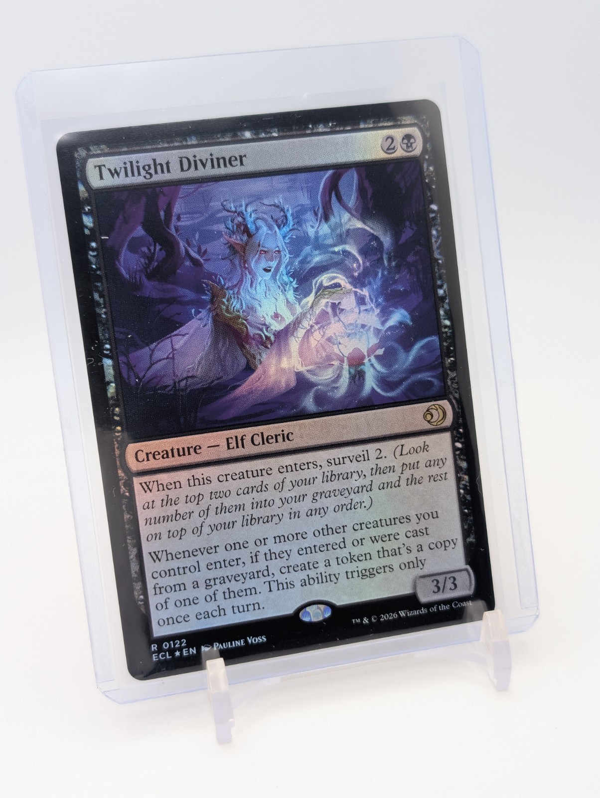 MTG - Twilight Diviner - FOIL Rare #122 - Lorwyn Eclipsed NM