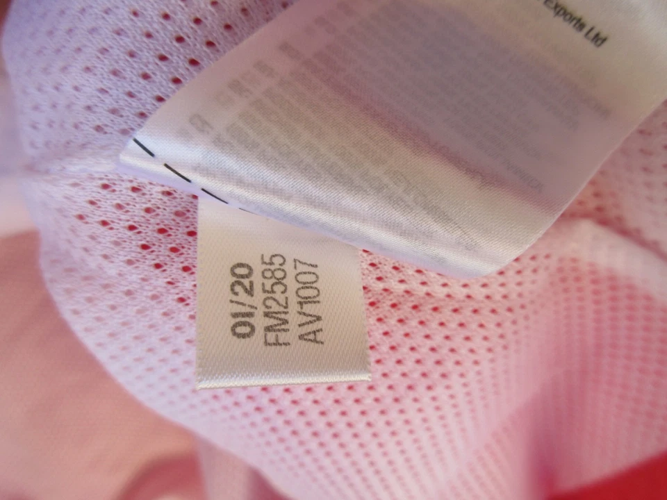 Veste ADIDAS courte large TREFOIL rouge blanc femme jacket felpa 36 - Photo 4/4