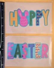 Easter Window Clings. Lot Of 2 Sheets