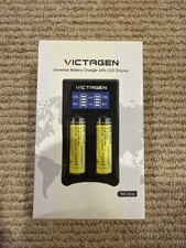 2-slot Lithium-ion Ni-MH Ni-CD 3.7V Smart Charger 1.2V AAA AA w/2x Batteries